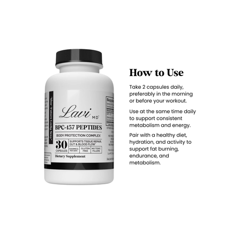 BPC-157 Capsules for Recovery & Gut Support
