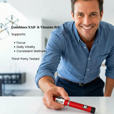 NAD⁺ & B12 Injection 300,000 mcg | Energy & Focus Support