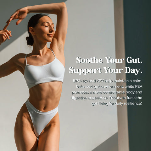 BPC-157 KPV PEA Tributyrin (GI Repair)