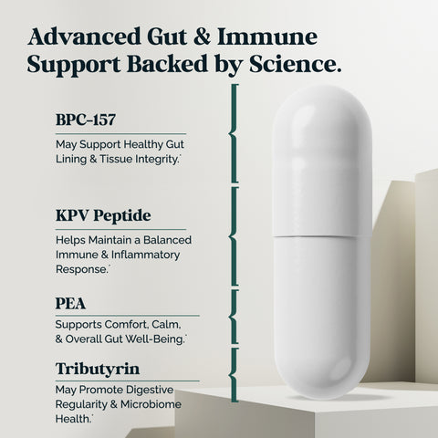 BPC-157 KPV PEA Tributyrin (GI Repair)