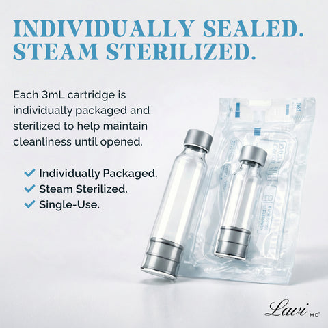 Sterile Peptide Pen Vials/Cartridges – 3 mL (10 Pack)