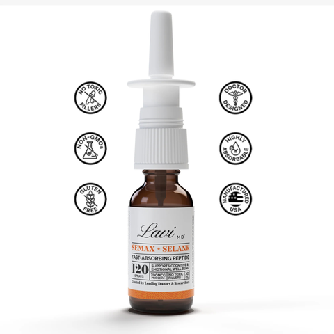 Semax + Selank Nasal Spray for Focus, Clarity & Calm Support